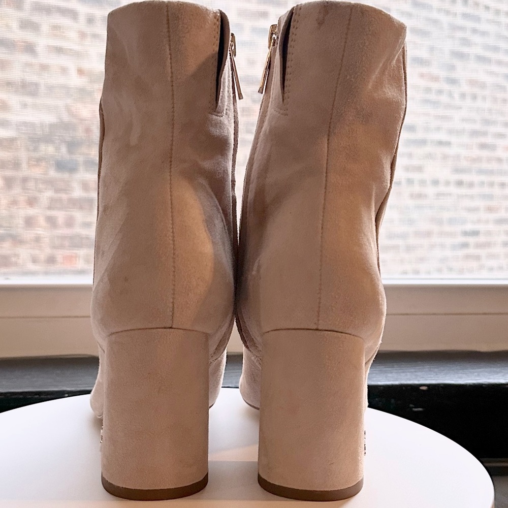 🌸SAM EDELMAN🌸 Fawn Booties Suede Warn Oat Suede size 8 - Picture 8 of 16